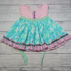 4 Matilda Jane Platinum At Sea Peasant Top